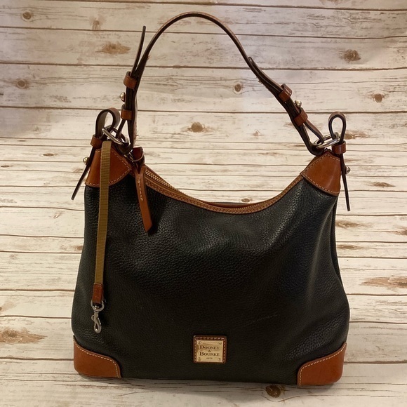 Dooney & Bourke Pebble Grain Hobo Black